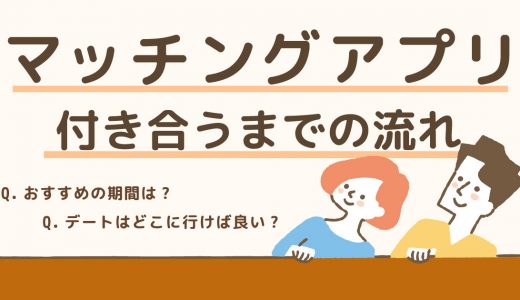 マッチングアプリでの付き合うまでの期間とは？何ヶ月やるもの？