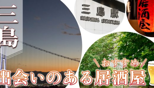 三島で出会いのある居酒屋はどこ？おすすめの飲みスポットを紹介！