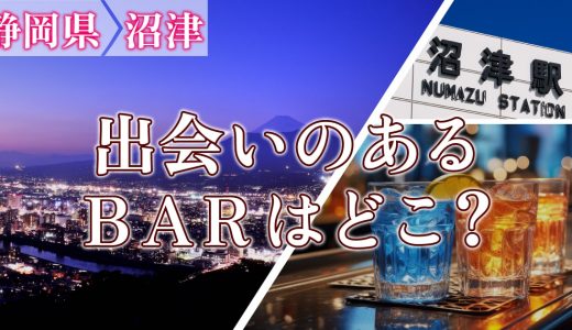 沼津で出会いのあるバーはどこ？出会いが期待できるバーを詳しく紹介します！