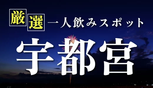 宇都宮で一人飲みでも出会いが期待できる場所はどこ？おすすめの飲み屋を6店紹介します！