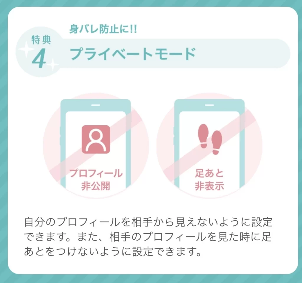 プライベートモードが使えるようになる