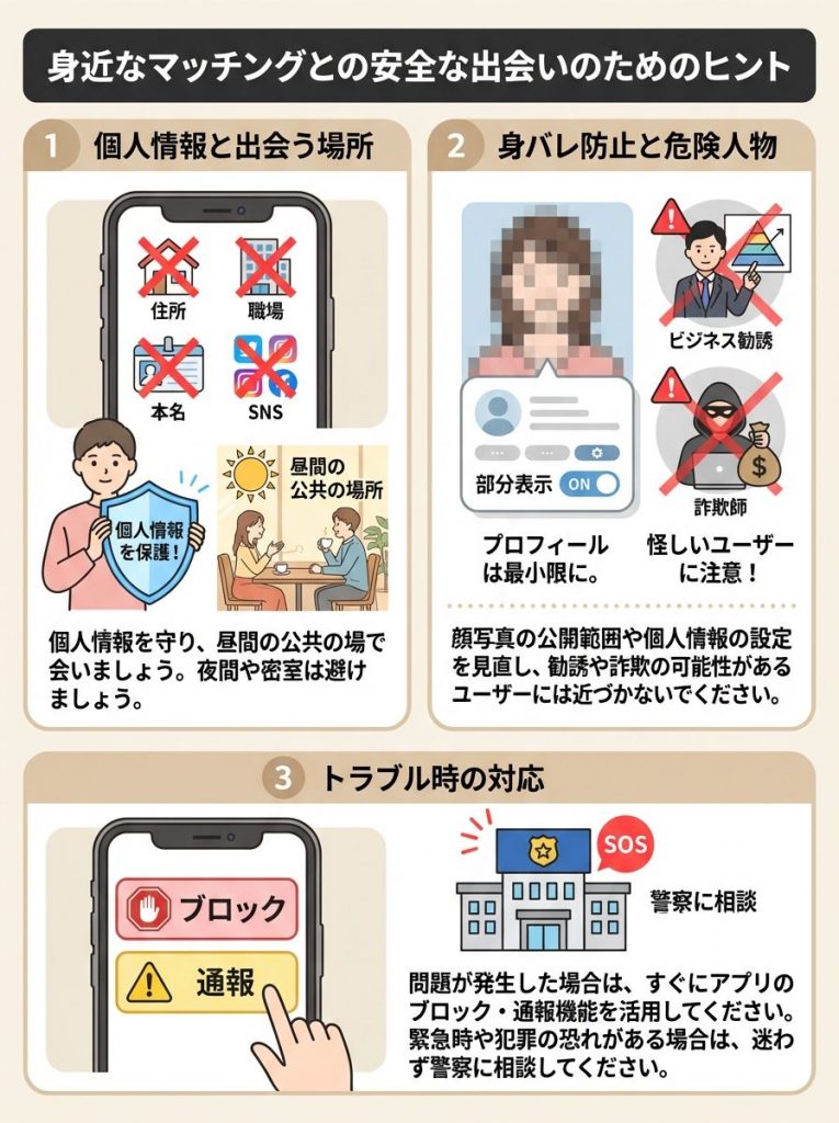 ご近所さんと安全に出会うための注意点