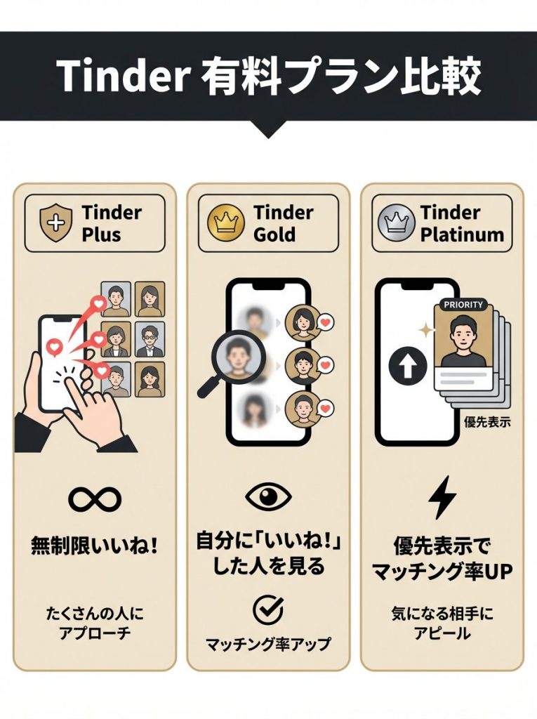 Tinder(ティンダー)の料金プランと効果的な使い方