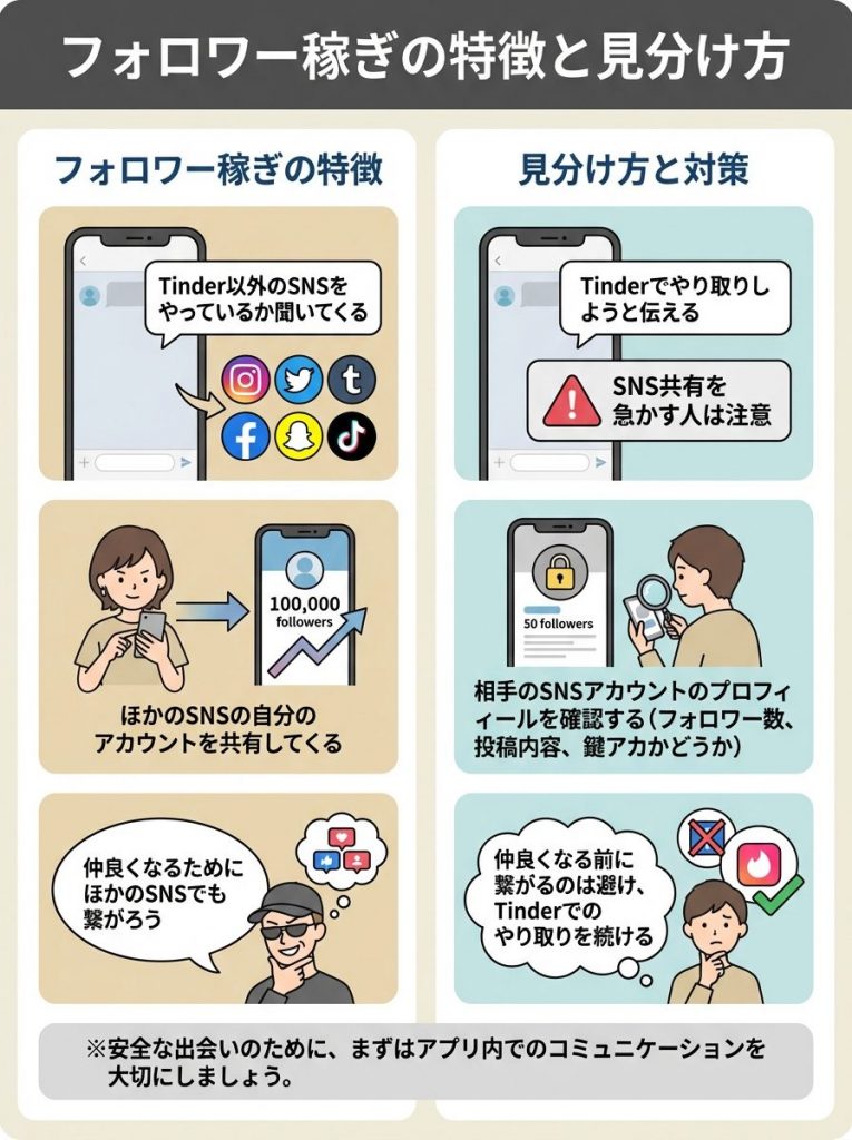 Tinder(ティンダー)の要注意人物の特徴と見分け方