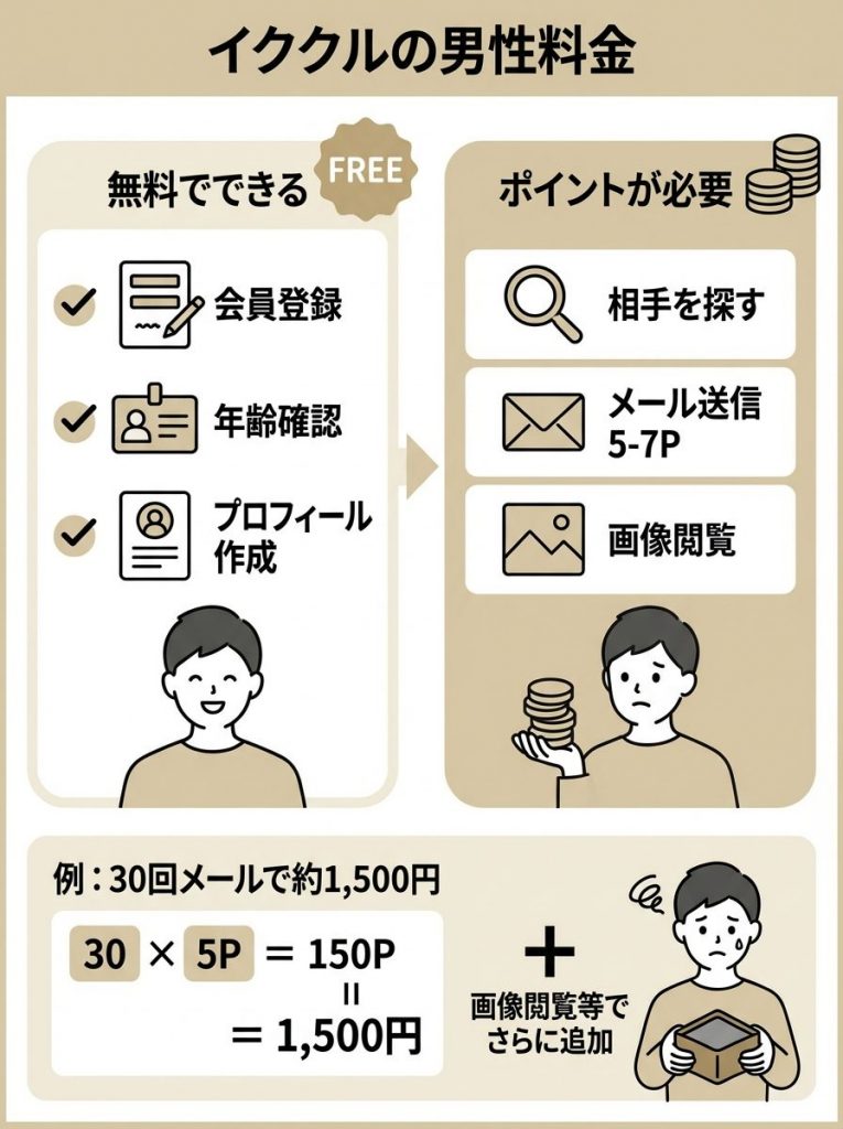 イククルの料金システム