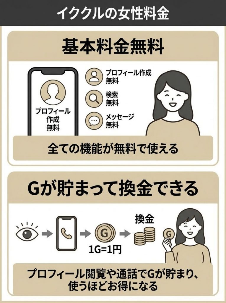 イククルの料金システム