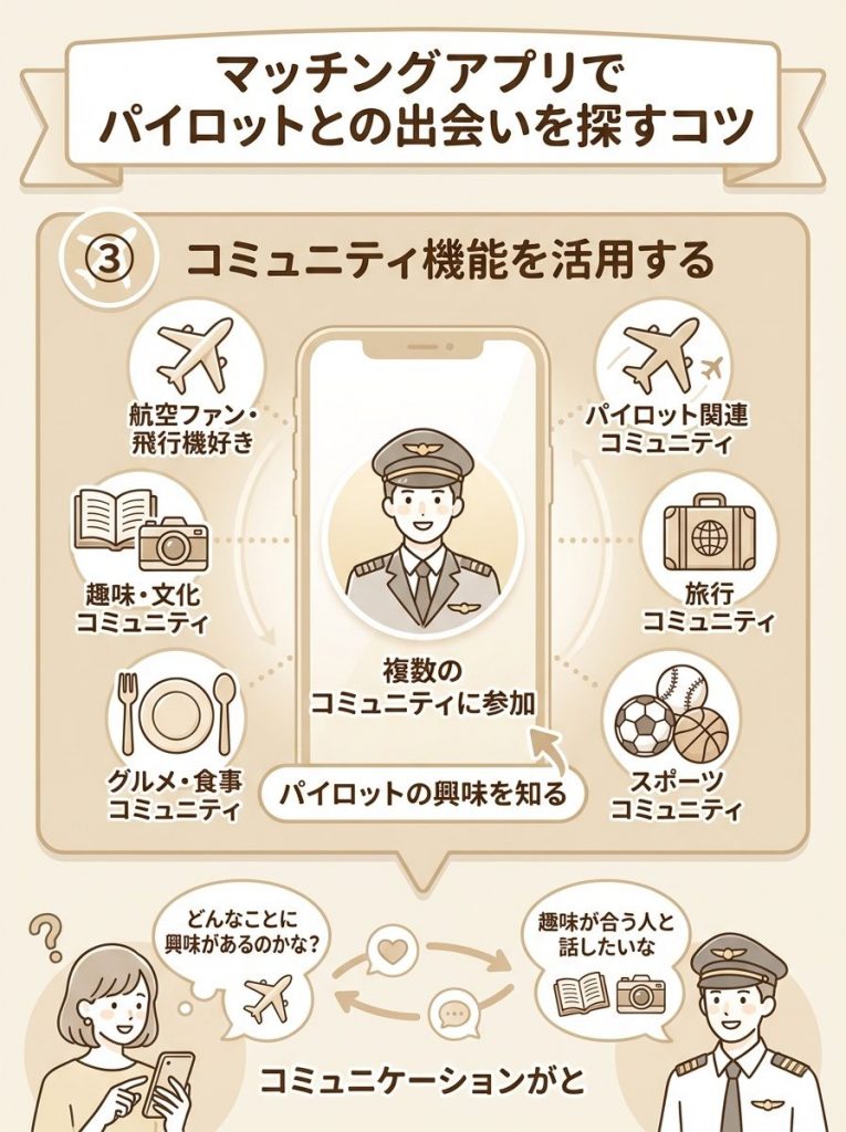 マッチングアプリでパイロットとの出会いを探すコツ