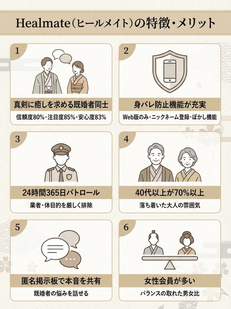 Healmate（ヒールメイト）の特徴・メリットと向いている人
