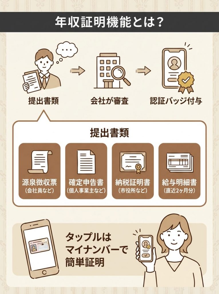 そもそもマッチングアプリの年収証明機能とは？