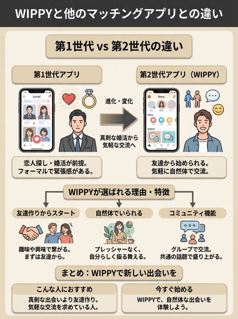 WIPPY(ウィッピー)とは?韓国発のマッチングアプリの特徴