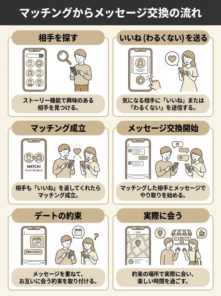 WIPPY(ウィッピー)の使い方(登録から出会いまで)