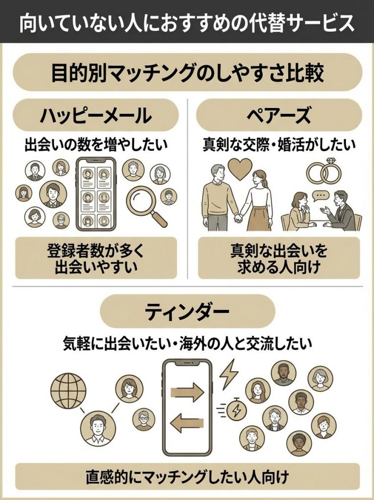 ワクワクメールが向いている人・向いていない人