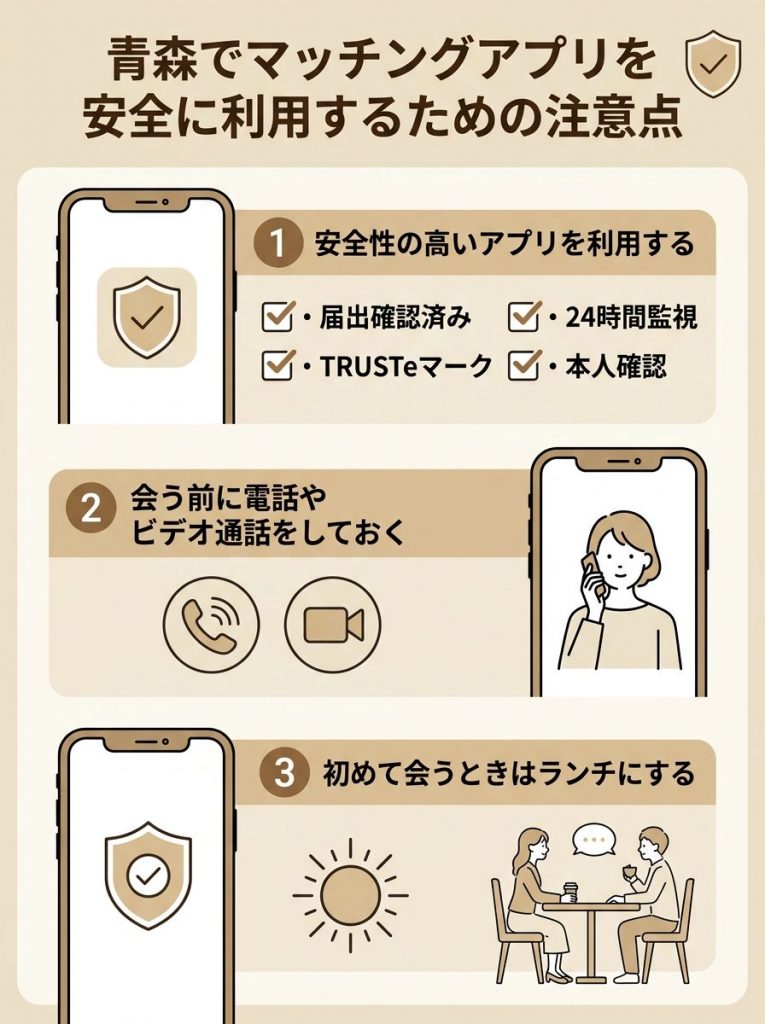 青森でマッチングアプリを安全に利用するための注意点