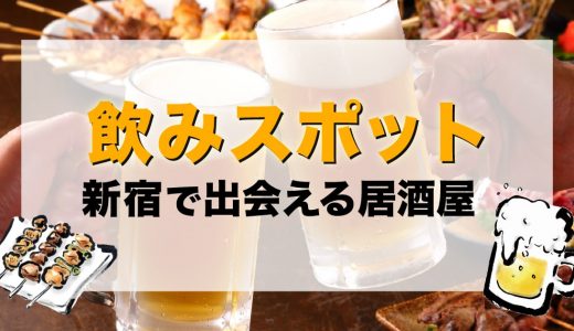 新宿で出会える居酒屋はどこ？おすすめの飲みスポットを紹介します！