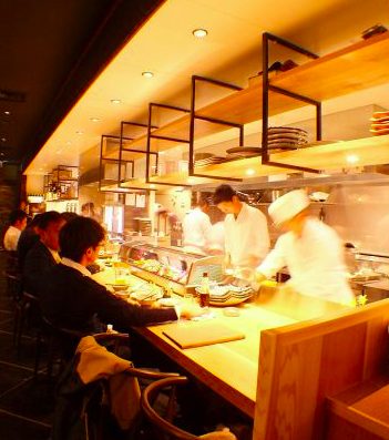 海鮮料理 海おやじの店内