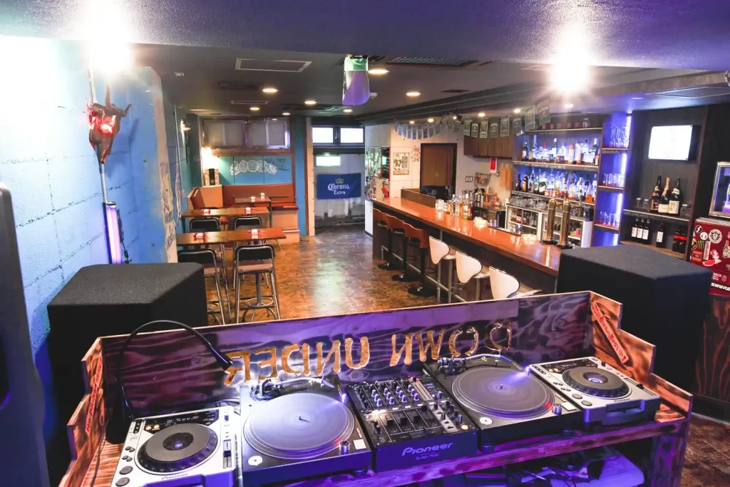 DOWN UNDER Bar Chibaの内観